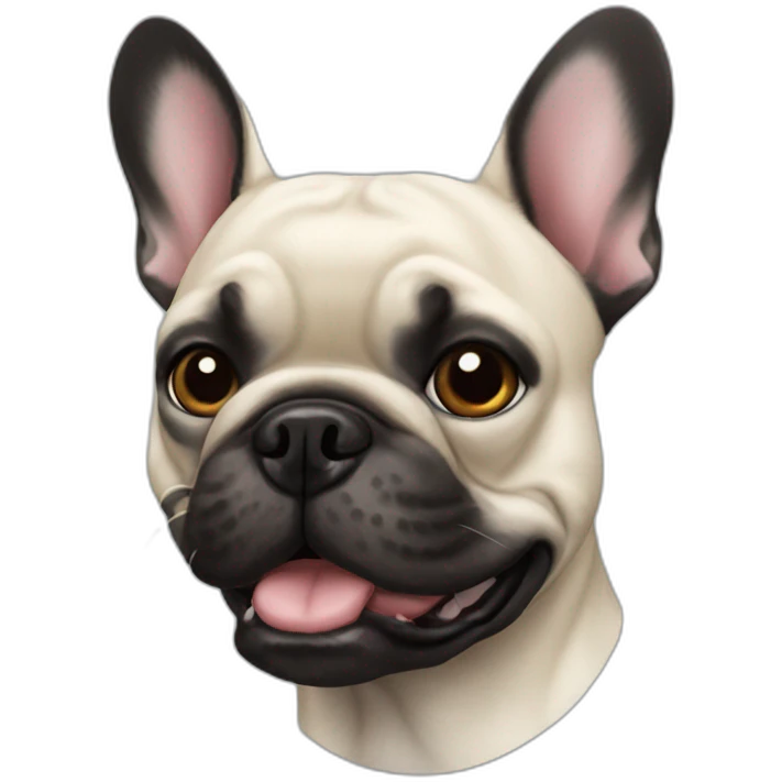 French-bulldog-black-face emoji