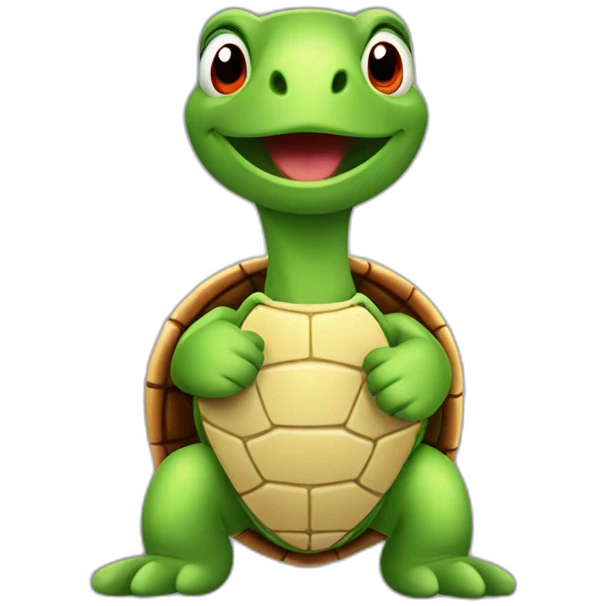 racing turtle red emoji