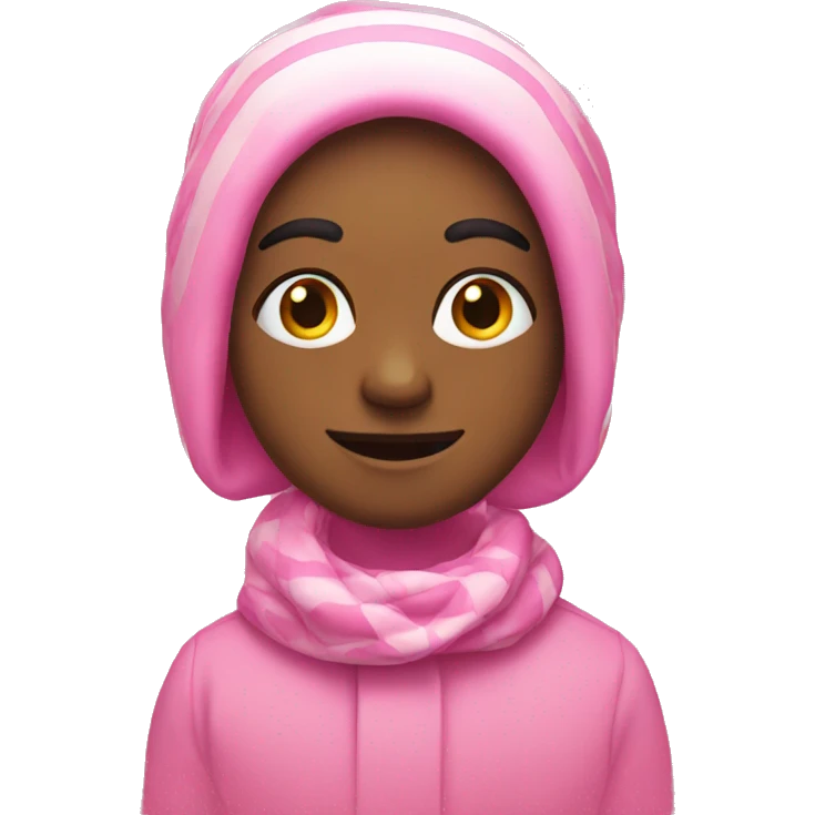 Christmas pink  emoji