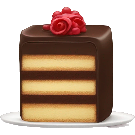Opera cake emoji