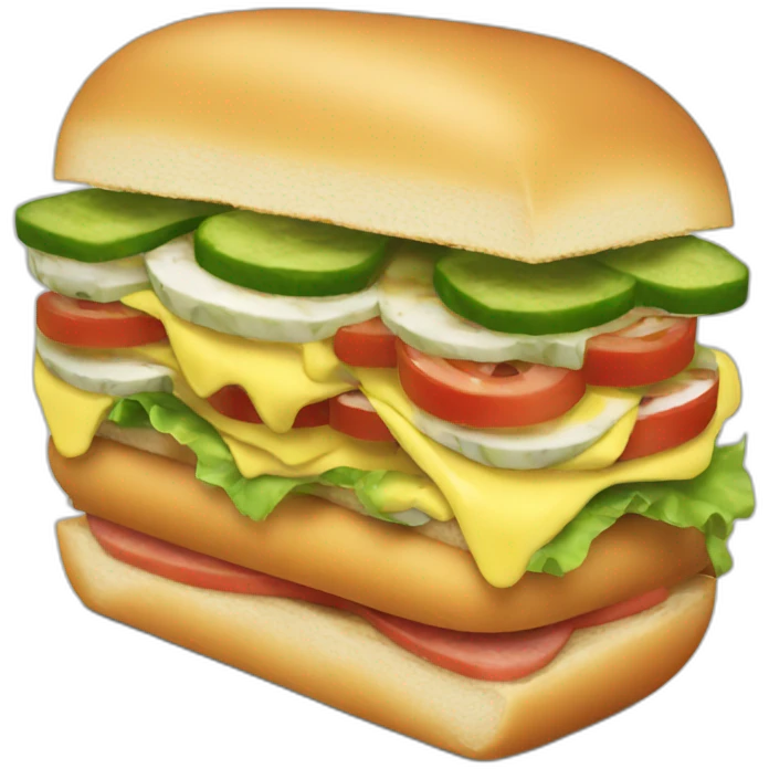 Subway sandwich  emoji
