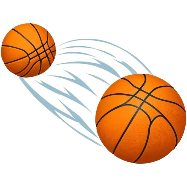 completely missing the basketball hoop include the trajectory being off emoji