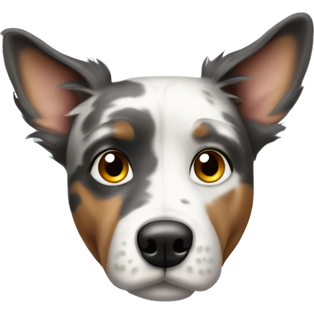 Small Merle dog emoji