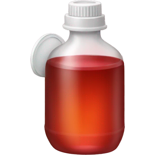 Cough syrup  emoji