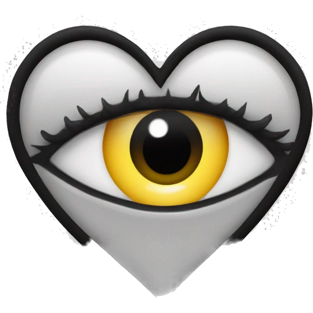 eye in heart emoji