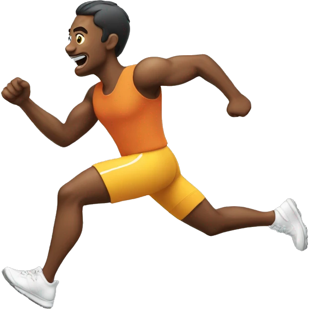 runnning man emoji