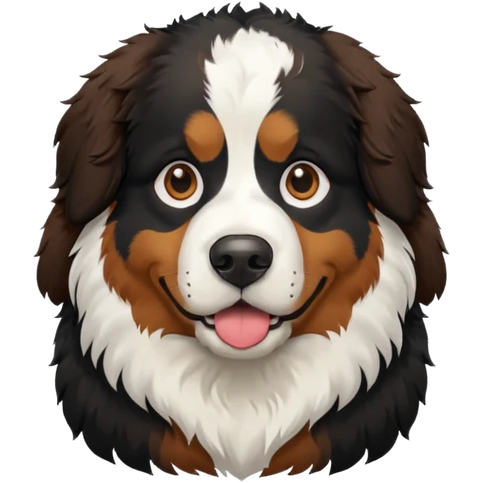 Bernise mountain dog emoji