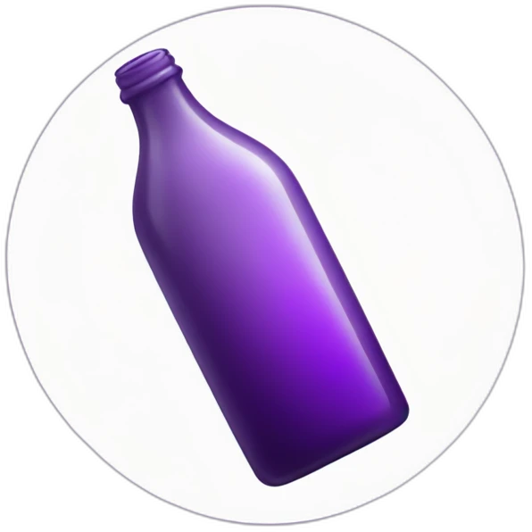 purple bottle emoji