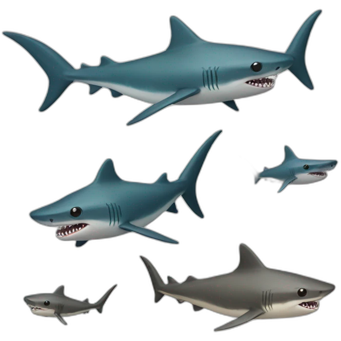 A spider shark emoji