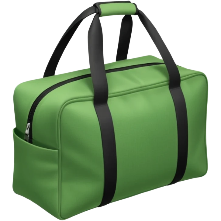 sac de sport vert sans motif emoji