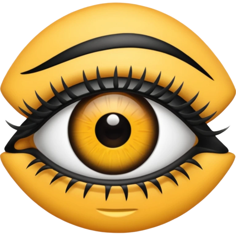 mascara de ojos emoji