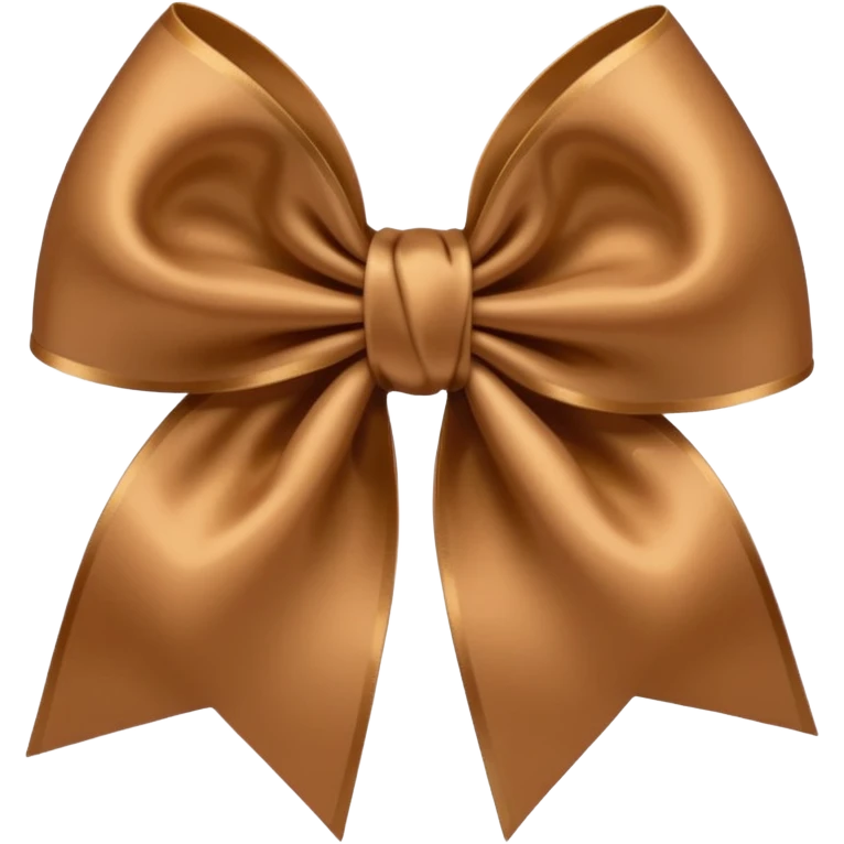 Light Brown bow emoji