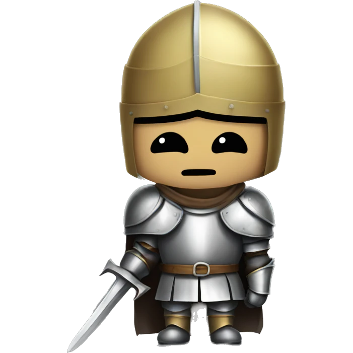 very sad knight emoji