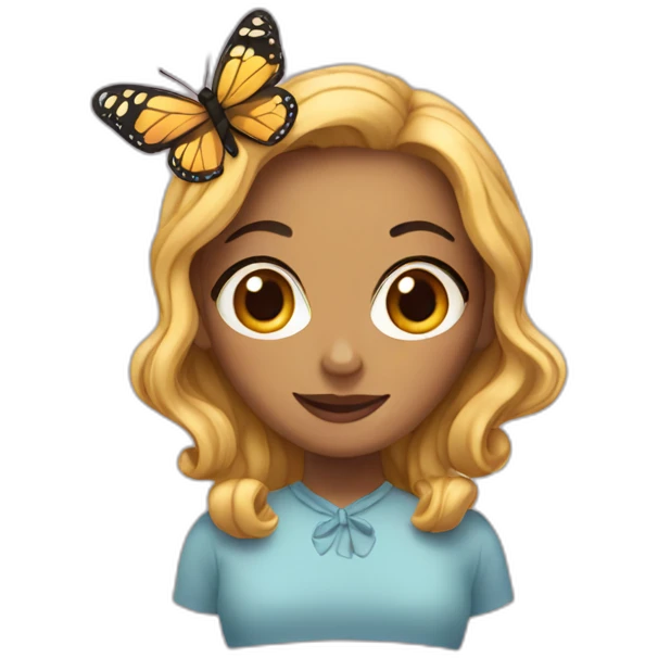 woman BUTTERFLY emoji