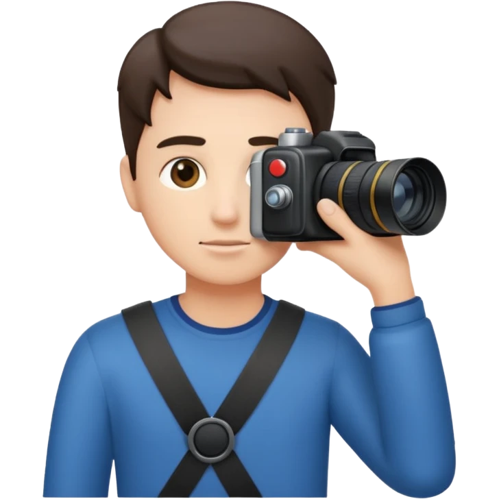 photographer facing away emoji