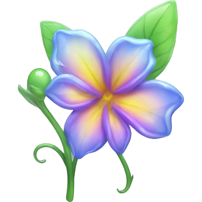 glass fairy flower emoji