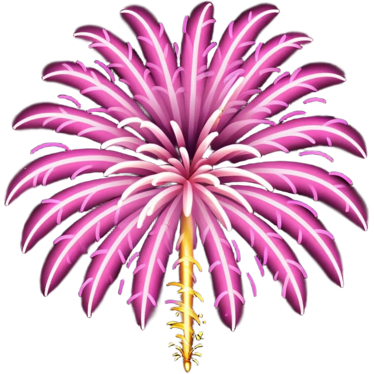 firework pink emoji