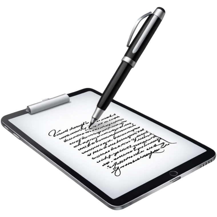hand write emoji