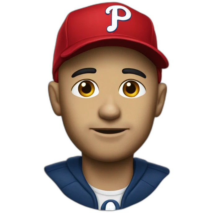 oppenheimer with phillies hat emoji