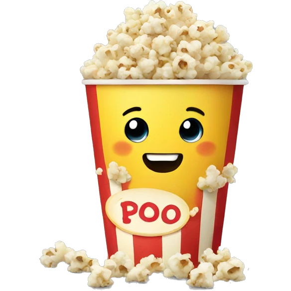Popcorn in a cup emoji