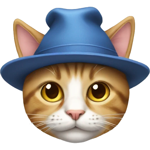 cat with which hat  emoji