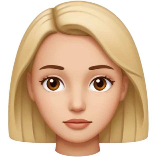 close-up of woman forehead emoji
