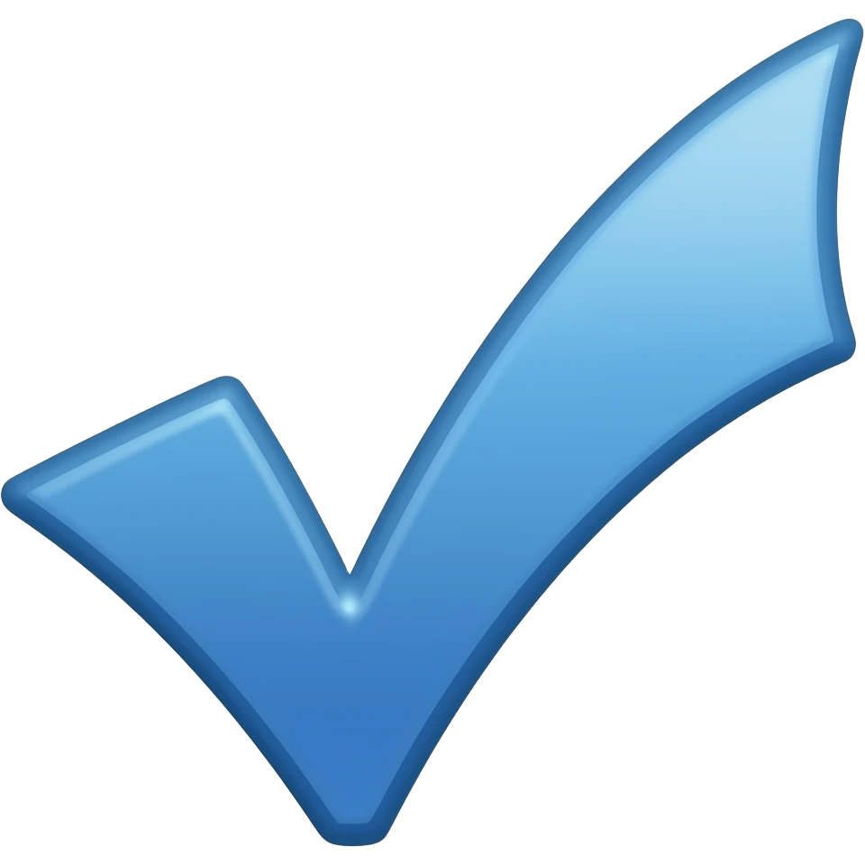 Create a fake blue tick emoji emoji