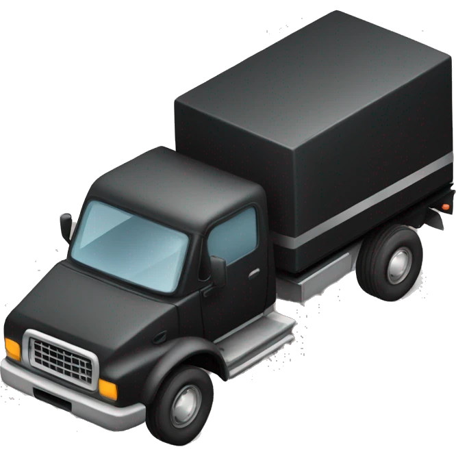 free delivery with black truck emoji