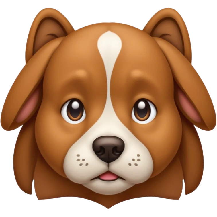 Dog sad emotion  emoji