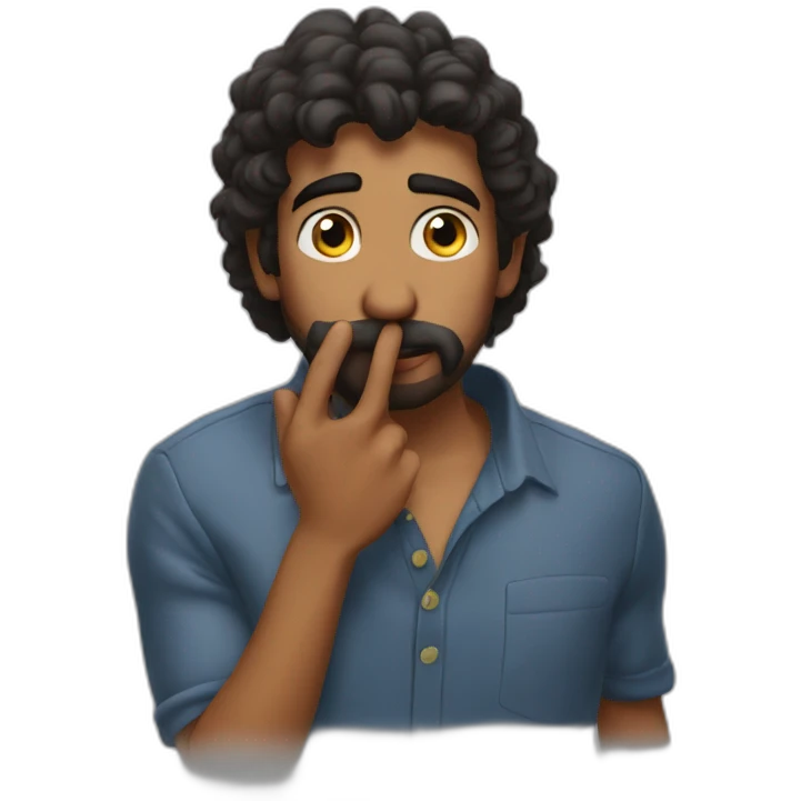 Aser yassin blowing a kiss  emoji