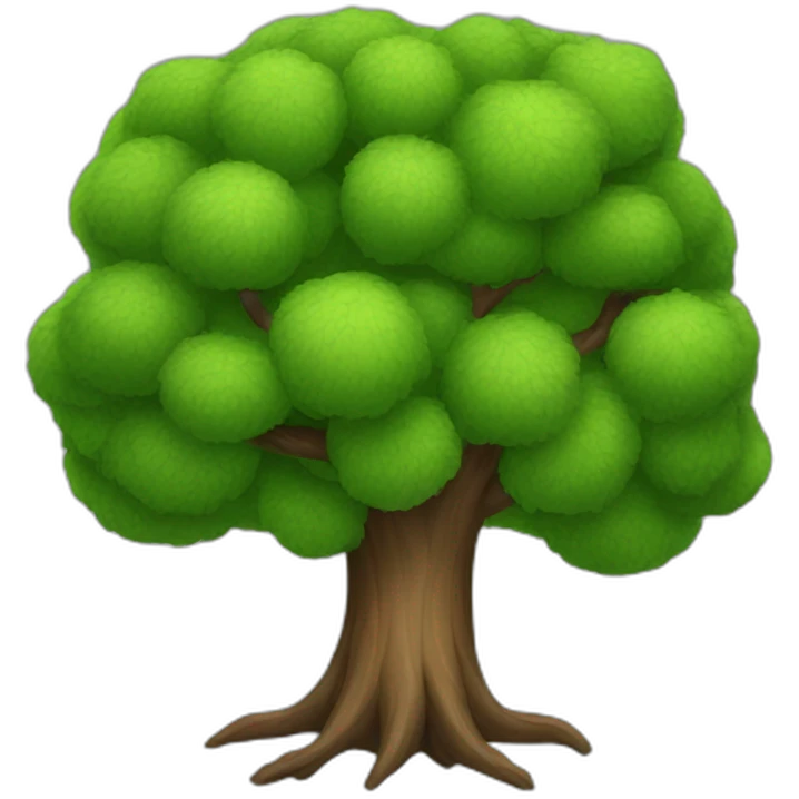 Tree in section emoji
