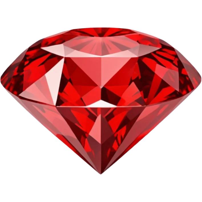 Diamante rojo emoji