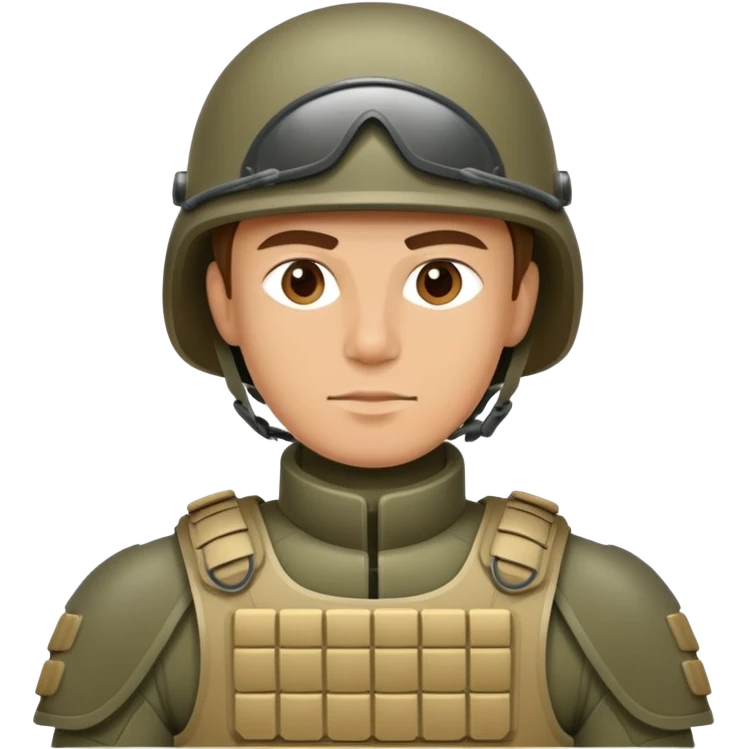 Российский солдат в бронежилете 6б45 emoji