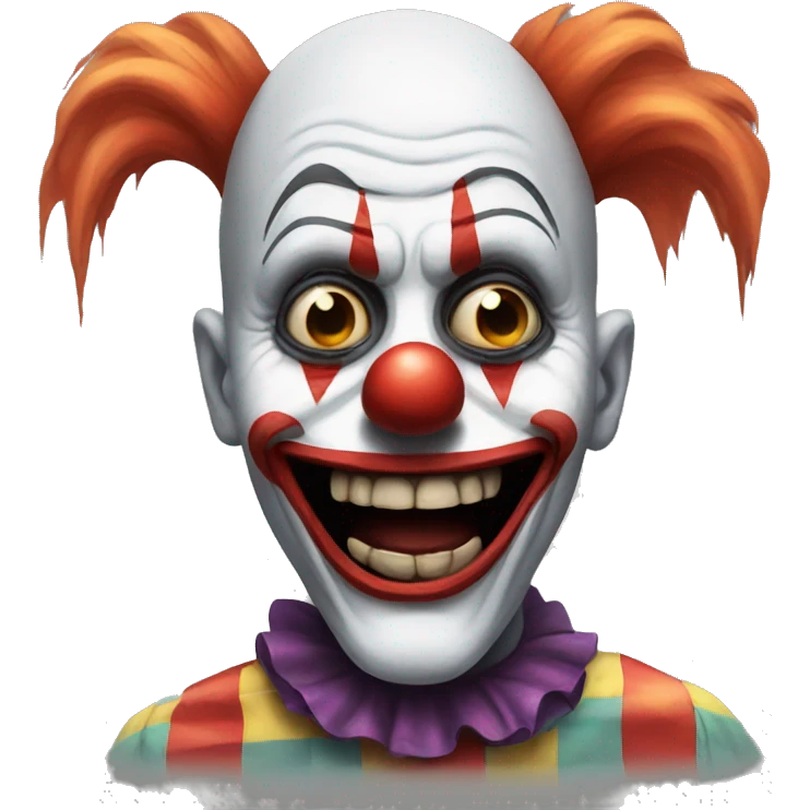creepy clown emoji