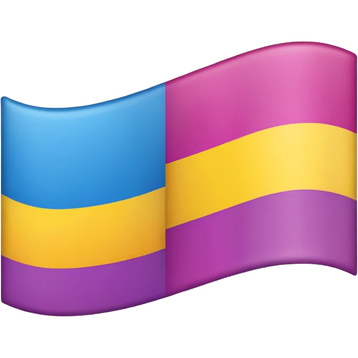 Pan pride flag emoji