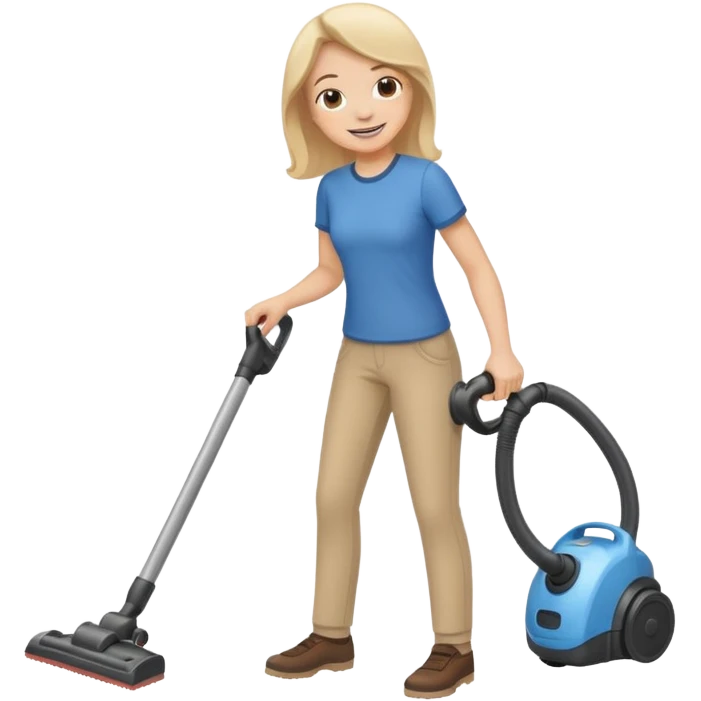 Emoji to encourage kids to do chores - should contain something about house chores, ok replace the broom with a vaccum emoji