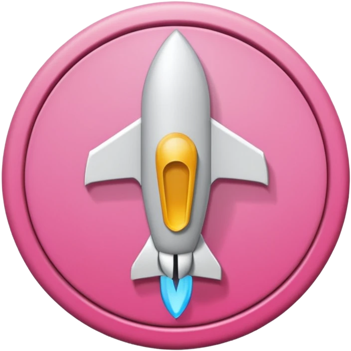 fleche directionelle blache sur fond de couleur rose sur un bouton   emoji