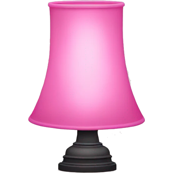 Pink lamp emoji