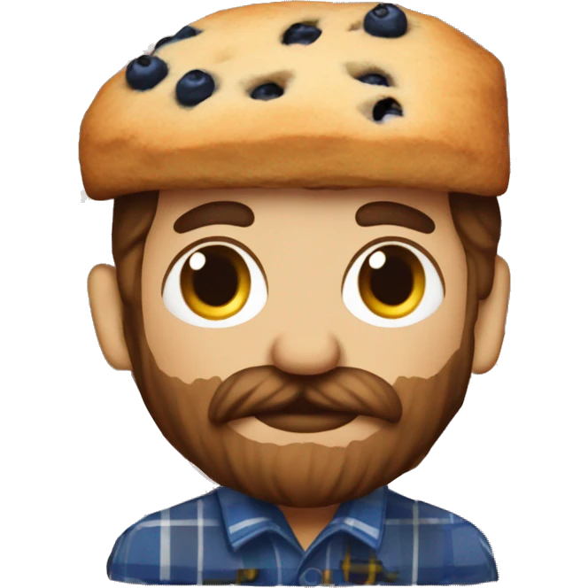 Lumberjack Blueberry Scone emoji