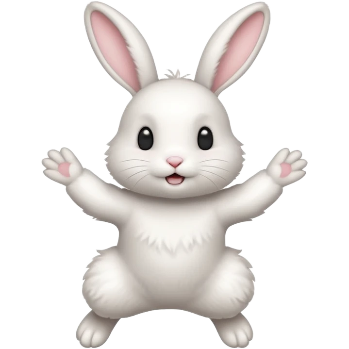 A bunny that jumps up and down emoji