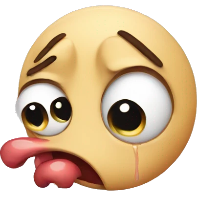 sad worm crying  emoji