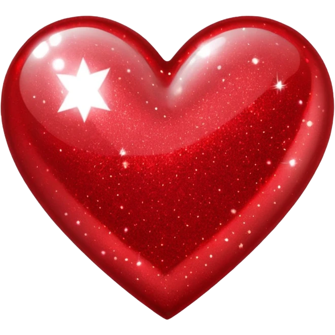 Glitter heart. No bg  emoji