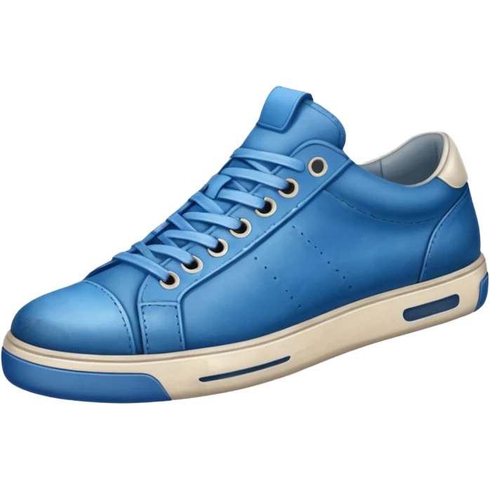 blue sneaker emoji