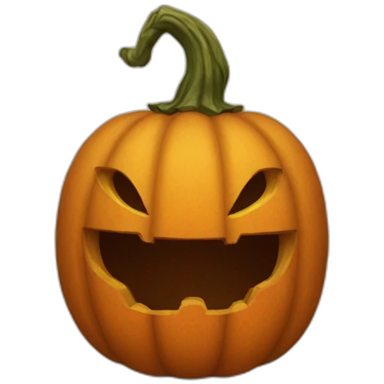 A pumpkin man  emoji