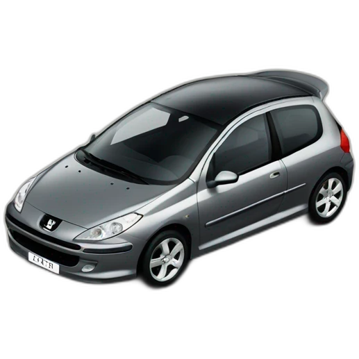 Peugeot 307 3 portes grise emoji