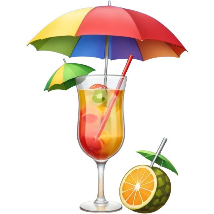 beach coctail drink emoji