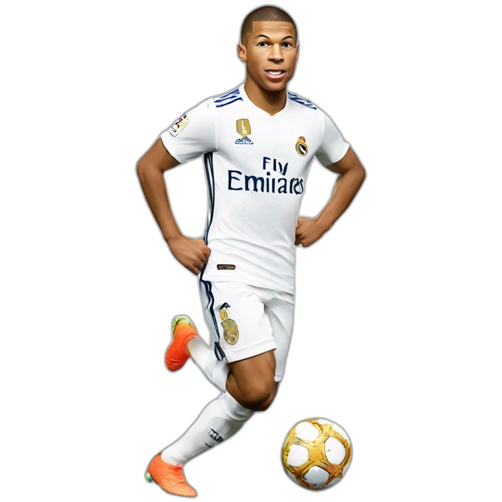 Kilian mbappe au real de madrid emoji