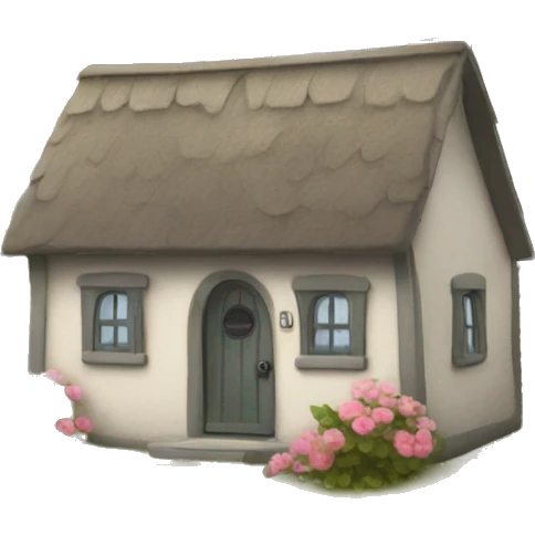 Quaint cottage emoji