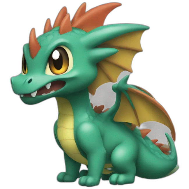 dracofeu pokemon emoji