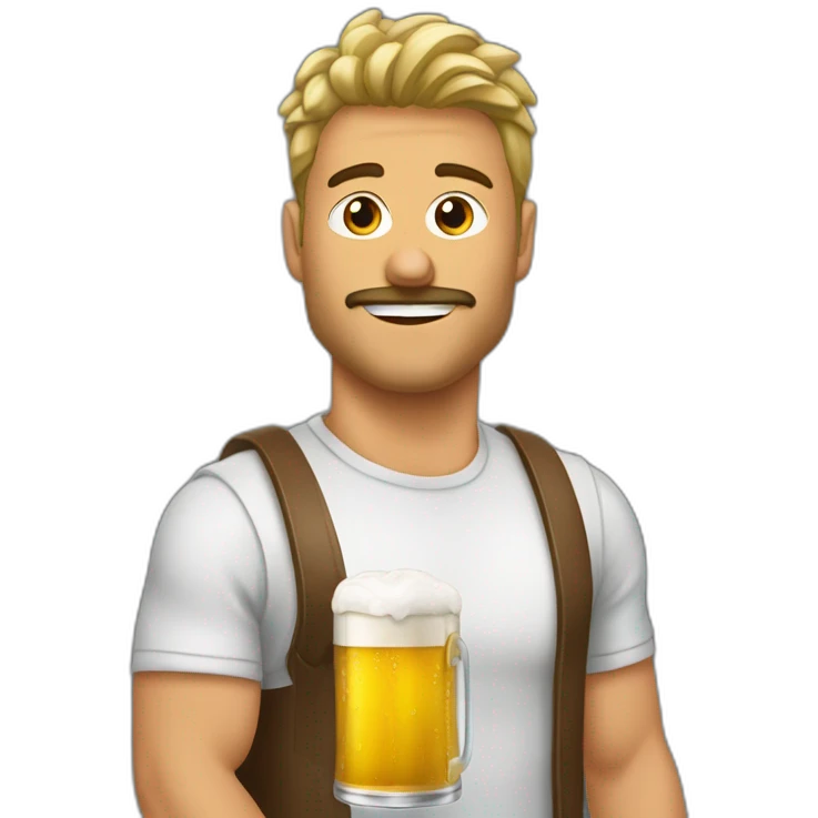 Hernan drago tomando cerveza carton emoji